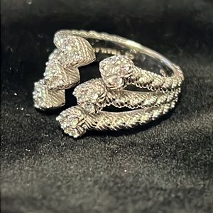 Judith Ripka Sterling Silver Ring